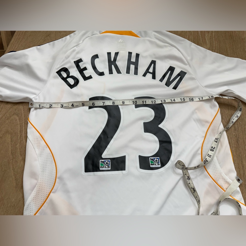 LA Galaxy Beckham Small #23 Jersey Men's
Adidas MLS Herbalife White Navy - Picture 8 of 8